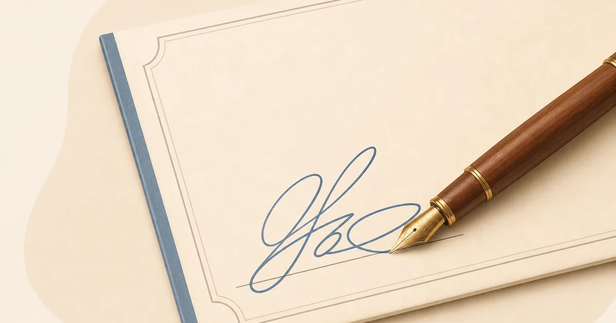 Signing Your Will (England & Wales)